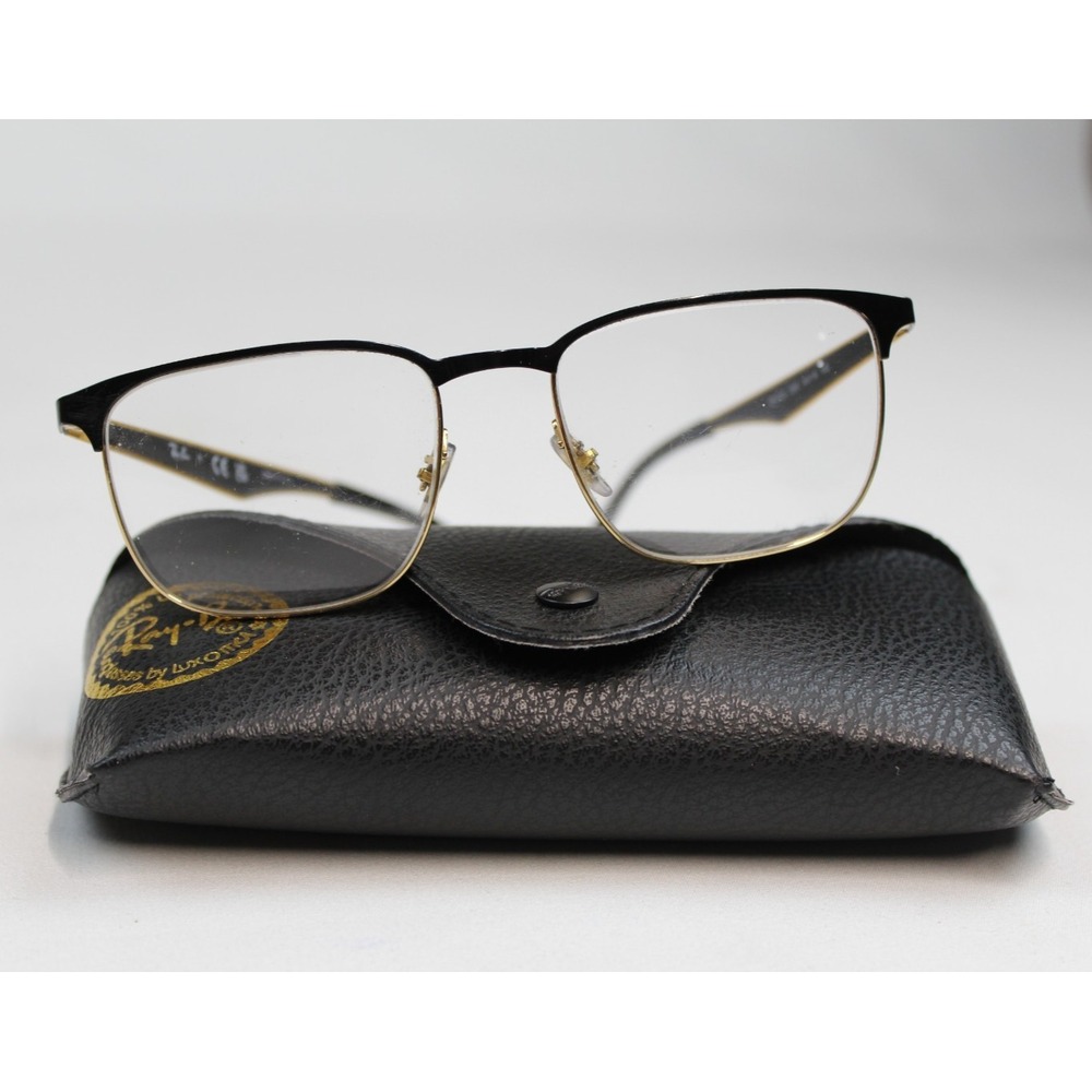 Ray-Ban Rb6363 2890 Polished Black On Gold / Frames only